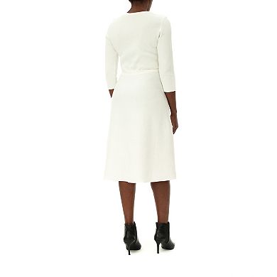 Women's Nina Leonard Midi Sweater Dress