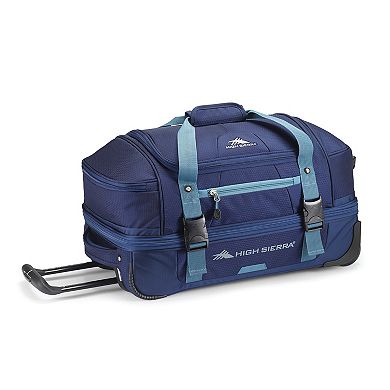 High Sierra Fairlead 22-Inch Drop Bottom Wheeled Duffel Bag