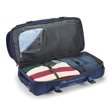 High Sierra Fairlead 22-Inch Drop Bottom Wheeled Duffel Bag
