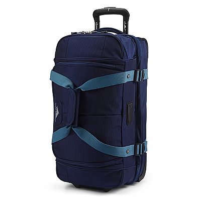 High Sierra Fairlead 22 Inch Drop Bottom Wheeled Duffel Bag