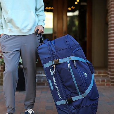 High Sierra Fairlead 34-Inch Drop Bottom Wheeled Duffel Bag