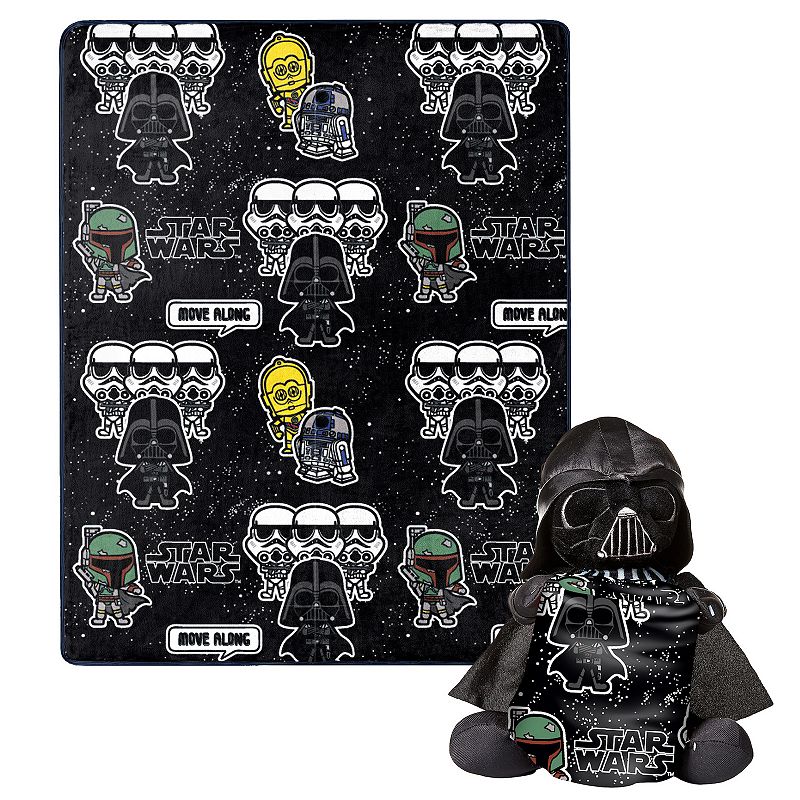 Star Wars Space Vader Character Hugger Pillow & Silk Touch Throw Set, Multi