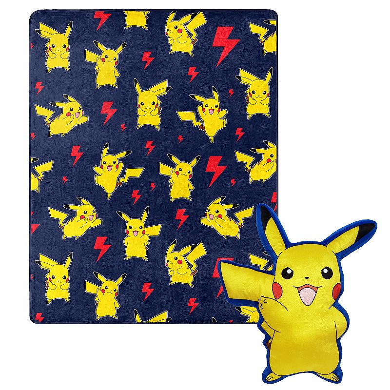 Pokémon Hugger Pillow & Silk Touch Throw Set, Multicolor