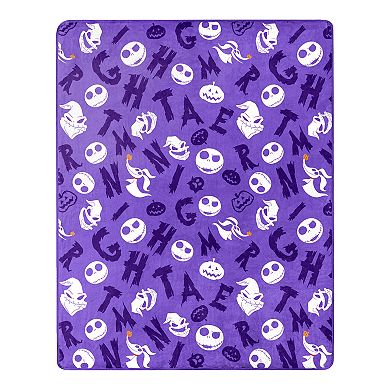 Nightmare Before Christmas Nightmare Friends Character Hugger Pillow & Silk Touch Throw Set