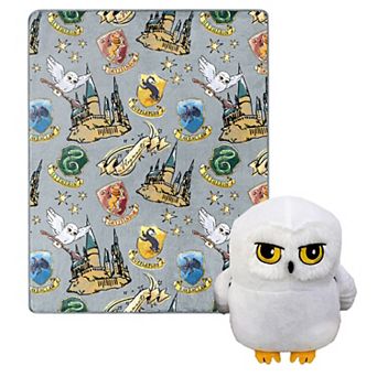 Harry Potter Hedwig Magic Character Hugger Pillow & Silk Touch Throw Set