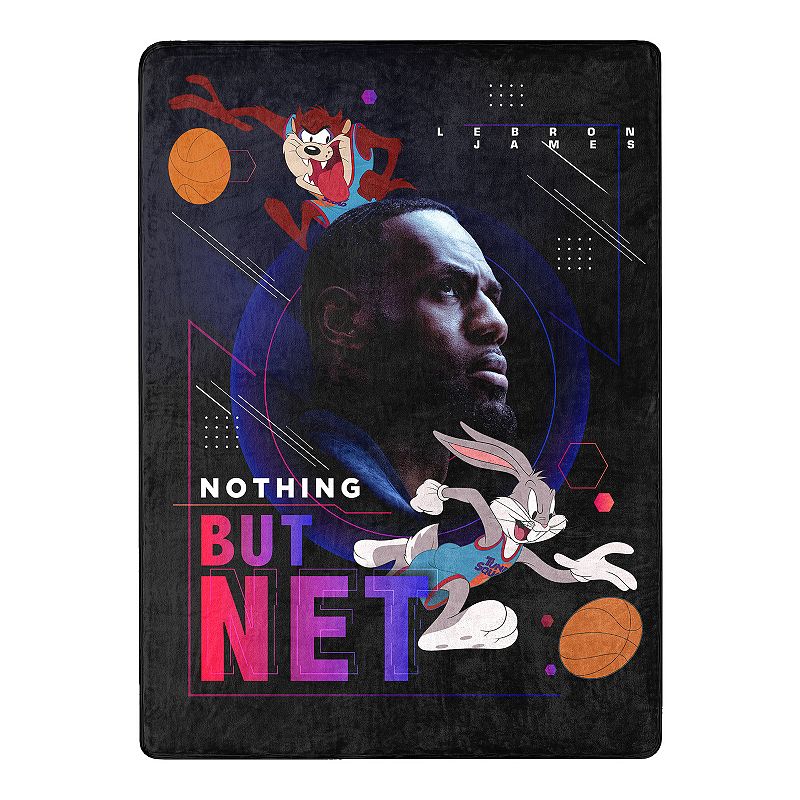 LeBron James and Bugs Bunny Nothing but Net Throw, Multicolor