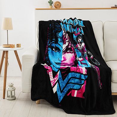 Wonder Woman Truth Compassion Strength Silk Touch Throw