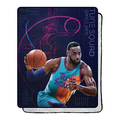 Space Jam 2 Silk Touch LeBron James Sherpa Throw