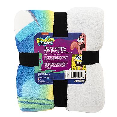 SpongeBob SquarePants OMG Oversized Silk Touch Sherpa Throw