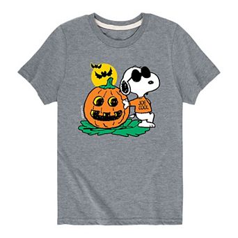 Boys 8-20 Peanuts Snoopy Halloween Pumpkin Tee