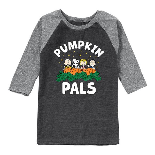 Husky Boys Spooky Pumpkin Halloween Long Sleeve Shirt 