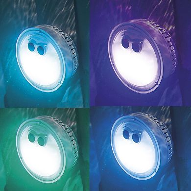 Intex PureSpa Battery Powered Multi-Colored LED Light for Spas and Hot Tubs