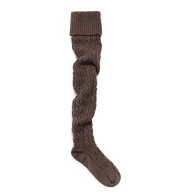 Women's MUK LUKS Chunky Cable Knit Over-the-Knee Socks