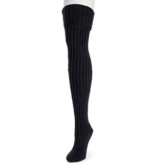 Women's MUK LUKS Chunky Ribbed Over the Knee Socks