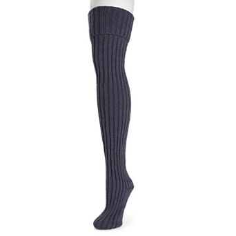 Women's MUK LUKS Chunky Ribbed Over the Knee Socks