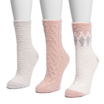 Women's MUK LUKS 3-Pack Cozy Holiday Socks