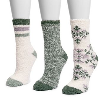 Women's MUK LUKS 3-Pack Cozy Holiday Socks