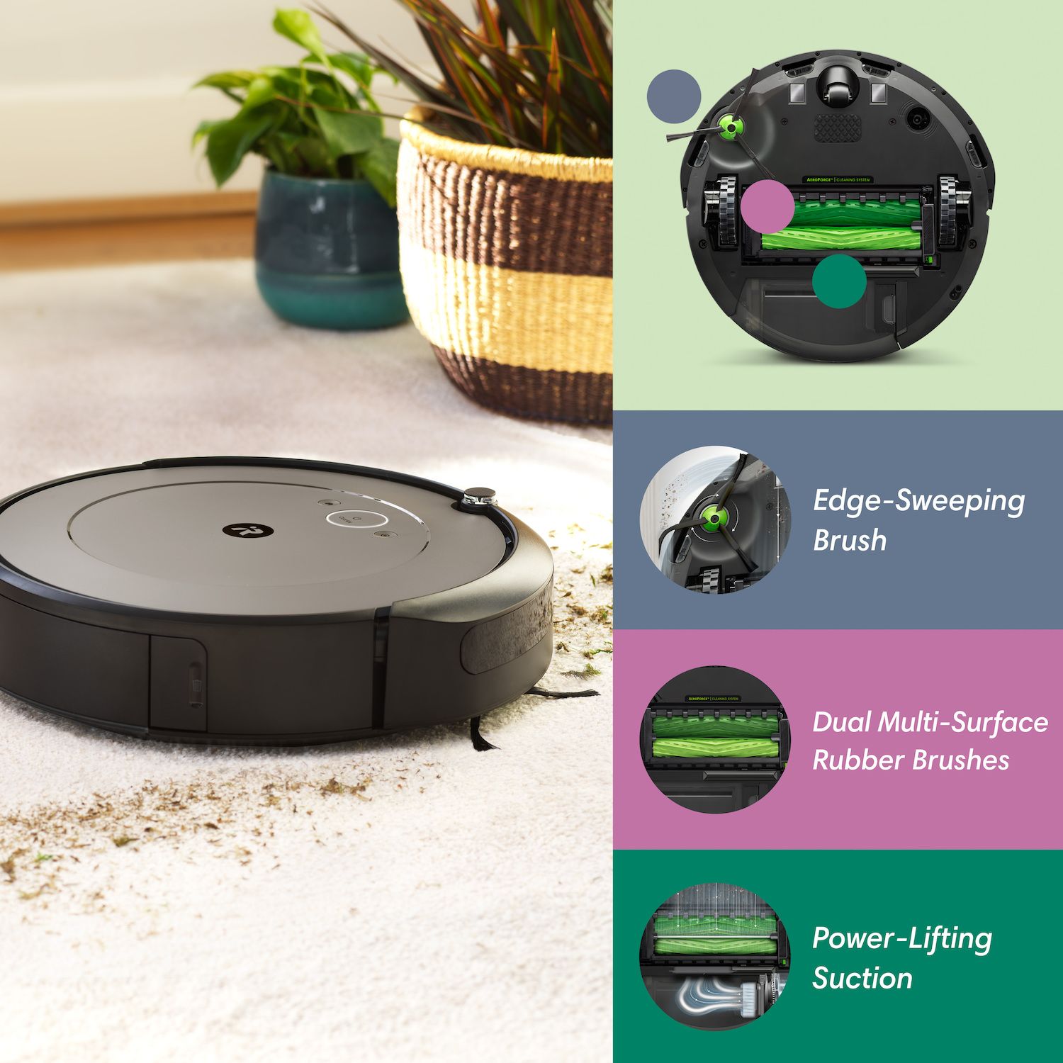 IRobot™ Roomba™ I1 EVO Wi-Fi Connected Robot Vacuum + Exclusive Bundle ...