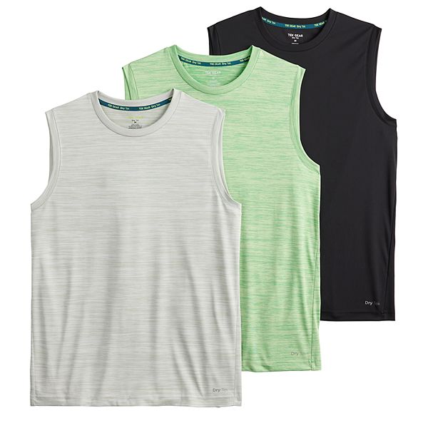 Men's Tek Gear® 3Pack Dry Tek Muscle Tees
