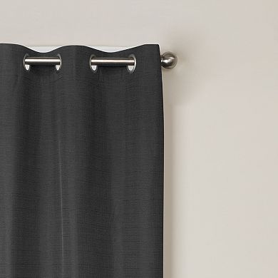 Zenna Home Smart Curtains Kelsey Light Zero 100% Blackout 2-panel Window Curtain Set
