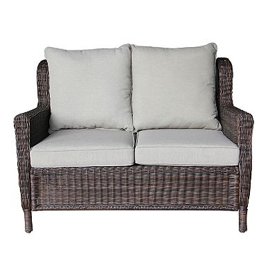 Sonoma Goods For Life Cortena Wicker Patio Loveseat