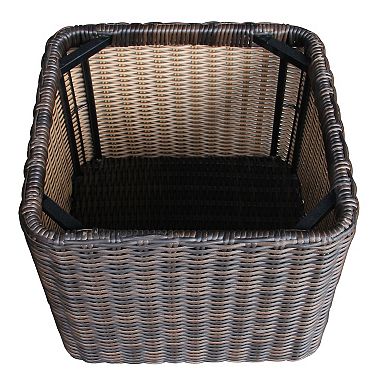 Sonoma Goods For Life Cortena Wicker Patio Ottoman