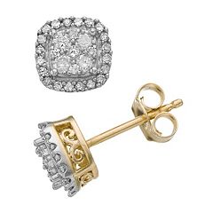 Diamond earrings clearance clearance kohls