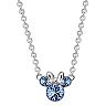 Disney's Minnie Mouse Crystal Birthstone Necklace