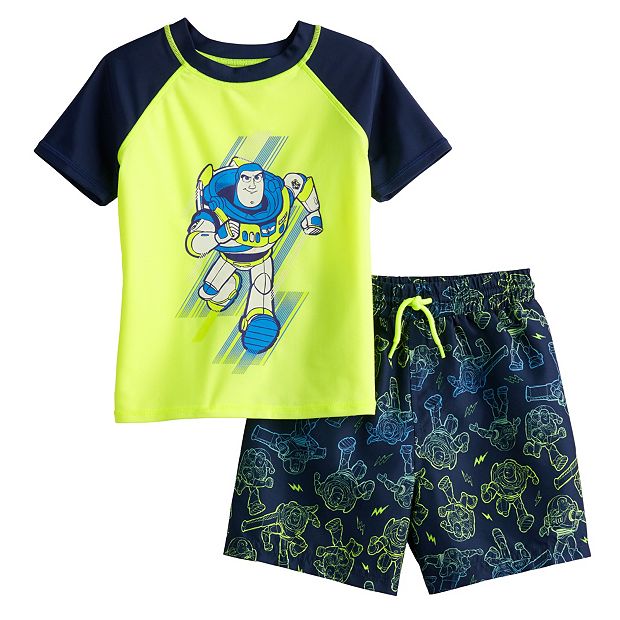 Disney Toy Story Buzz Lightyear Boys Blue Racer Swim Brief Bathers