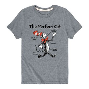 Boys 8-20 Dr. Seuss The Cat In The Hat "The Perfect Cat" Tee