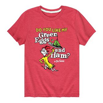 Boys 8-20 Dr. Seuss Green Eggs And Ham Tee
