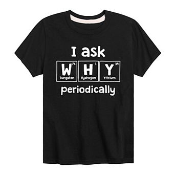 Boys 8-20 I Ask Why Graphic Tee