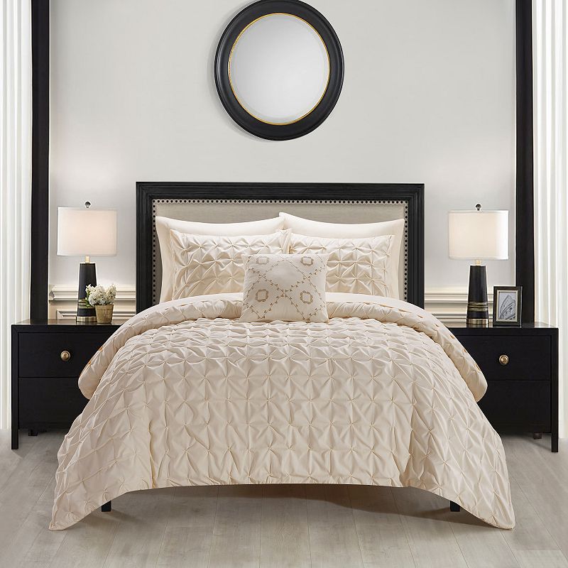 48980367 Chic Home Mercer Comforter Set with Coordinating T sku 48980367