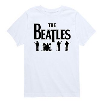 Boys 8-20 The Beatles Black Logo Tee