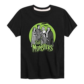 Boys 8-20 The Munsters Drawing Graphic Tee