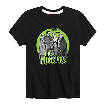 Boys 8-20 The Munsters Drawing Graphic Tee
