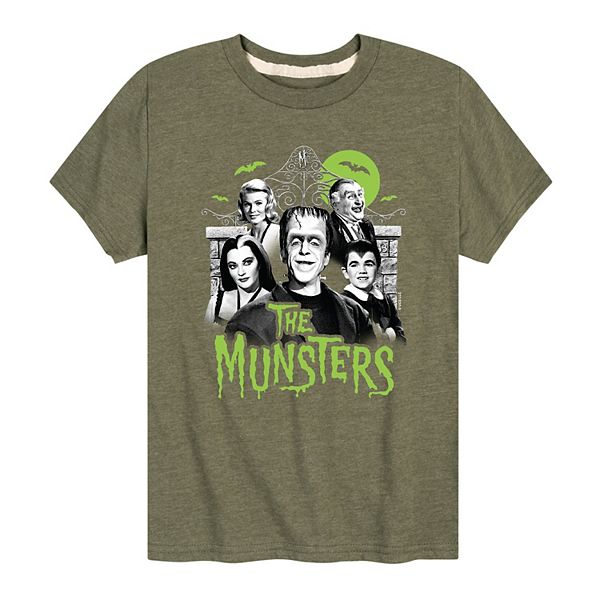 Boys 8-20 The Munsters Family Tree Graphic Tee