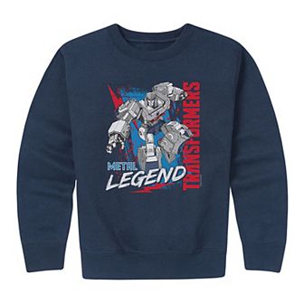Boys 8-20 Transformers Metal Legend Crew Fleece Sweatshirt