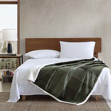 Eddie Bauer Pine Plaid Throw