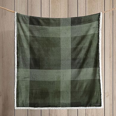 Eddie Bauer Pine Plaid Throw