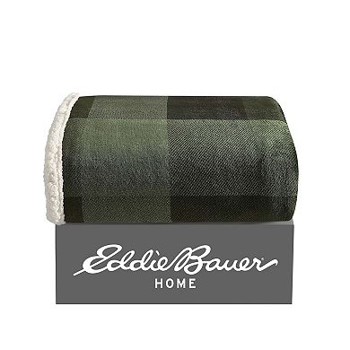Eddie Bauer Pine Plaid Throw