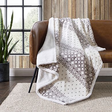 Eddie Bauer Alpine Fair Isle Throw