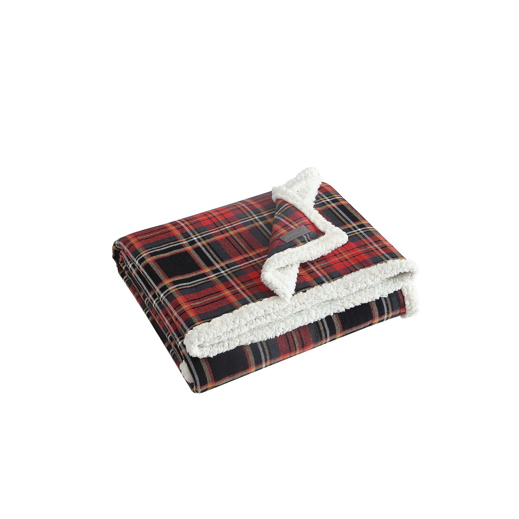 Eddie Bauer Mountain Tartan Throw, Red
