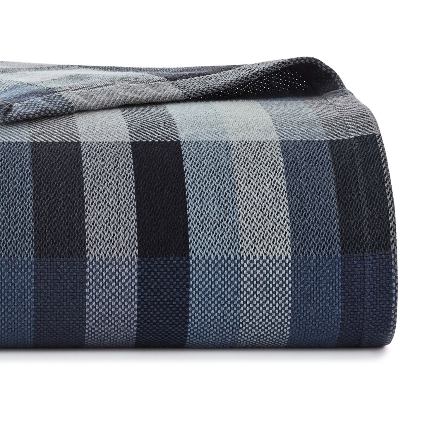 Eddie Bauer Windsor Stripe Blue Blanket