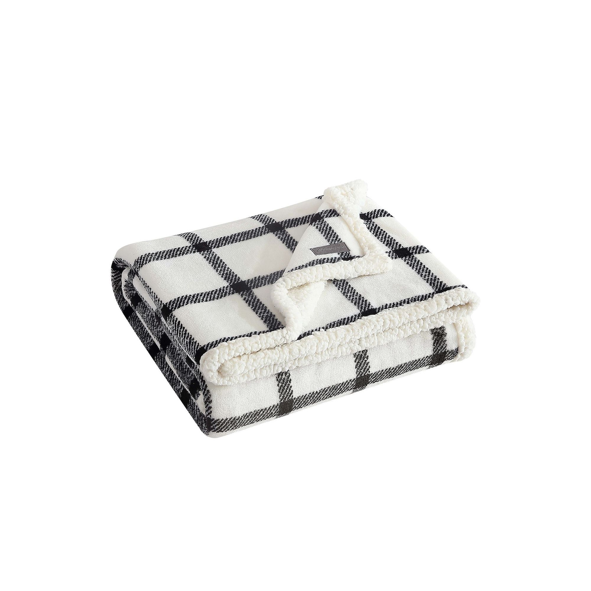 Eddie Bauer Bunkhouse Plaid Throw, Beige