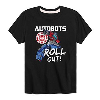 Boys 8-20 Transformers Roll Out Graphic Tee