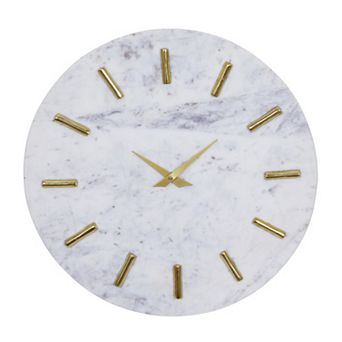 CosmoLiving by Cosmopolitan Marble Wall Clock