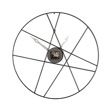 CosmoLiving by Cosmopolitan Abstract Line Wall Clock