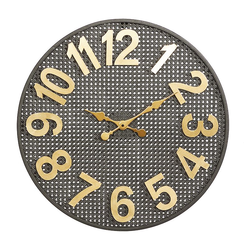 37525752 CosmoLiving by Cosmopolitan Industrial Wall Clock, sku 37525752