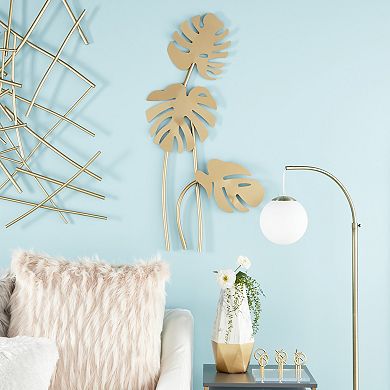 CosmoLiving by Cosmopolitan Monstera Leaves Wall Decor